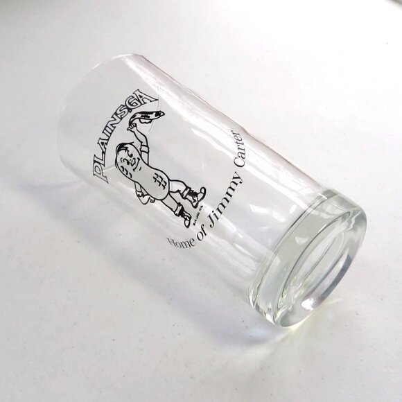 Vintage 1976 Jimmy Carter Plains Georgia Peanut Man Character Drinking Glass - Picture 4 of 5